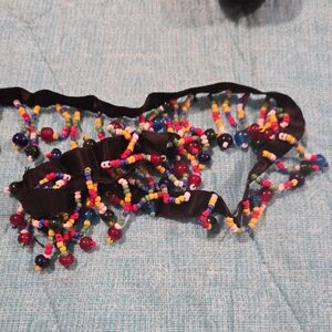 Vintage Beaded Fringe Trim 30in